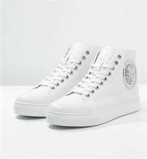 chaussure versace homme blanche|Chaussures homme Versace .